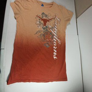 NCAA Longhorns est.1883 Tshirt Women's LG Pre-Owned